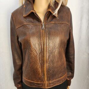 Wilsons Leather Moto Jacket Y2K 2000s Small Thinsulate Removable Liner